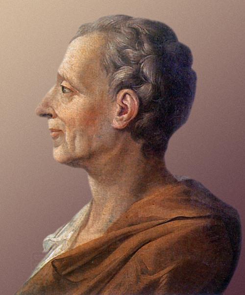 French school Portrait of Montesquieu